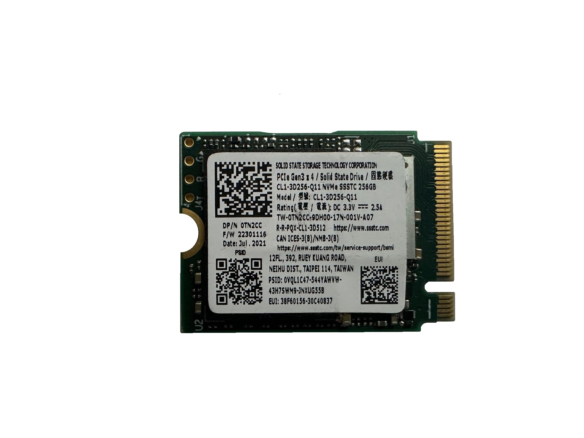 Amazon | Lite-On SSSTC SSD 256GB M.2 2230 30mm NVMe PCIe 4.0 Gen3